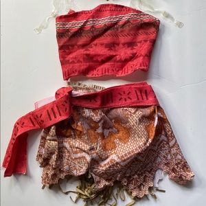 Moana costume/ matching set 3T